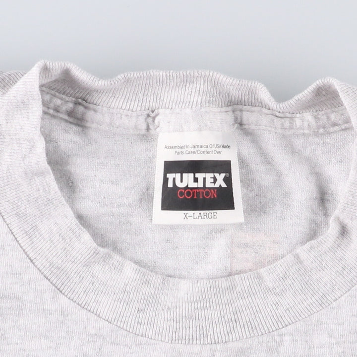90'S Tultex Message Print T-Shirt, Men's XL, Vintage cotton gray type Vintage Second Hand