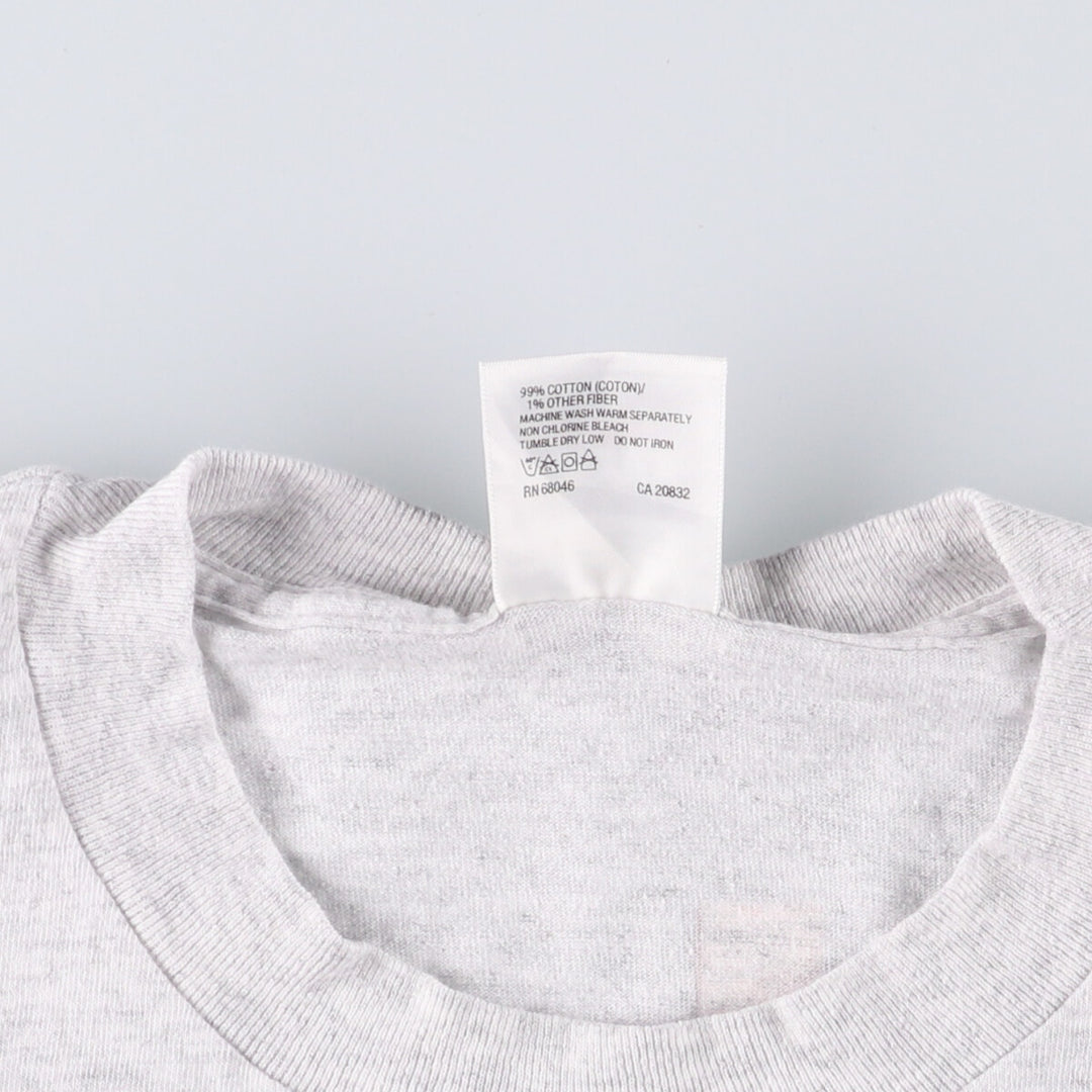 90'S Tultex Message Print T-Shirt, Men's XL, Vintage cotton gray type Vintage Second Hand