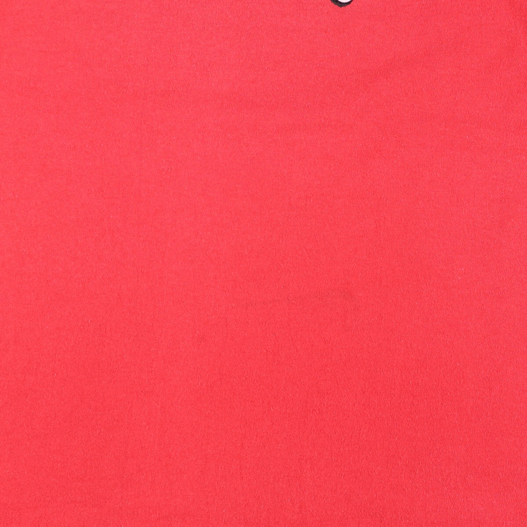 90'S ONEITA Printed T-shirt Made in USA Men's L size Vintage cotton red type Vintage Second Hand