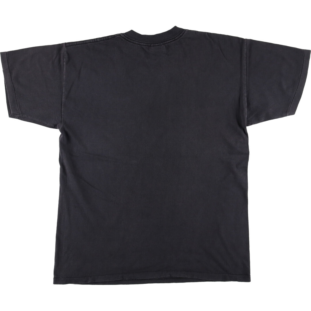 Vintage 90'S SSI Print T-shirt, Men's Size L cotton black type Vintage Second Hand