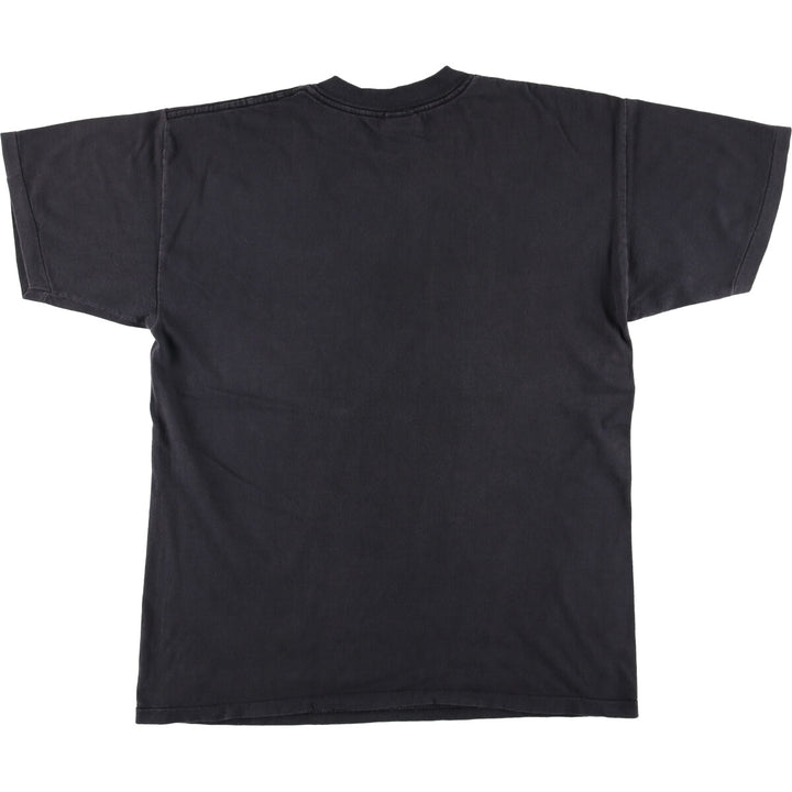 Vintage 90'S SSI Print T-shirt, Men's Size L cotton black type Vintage Second Hand