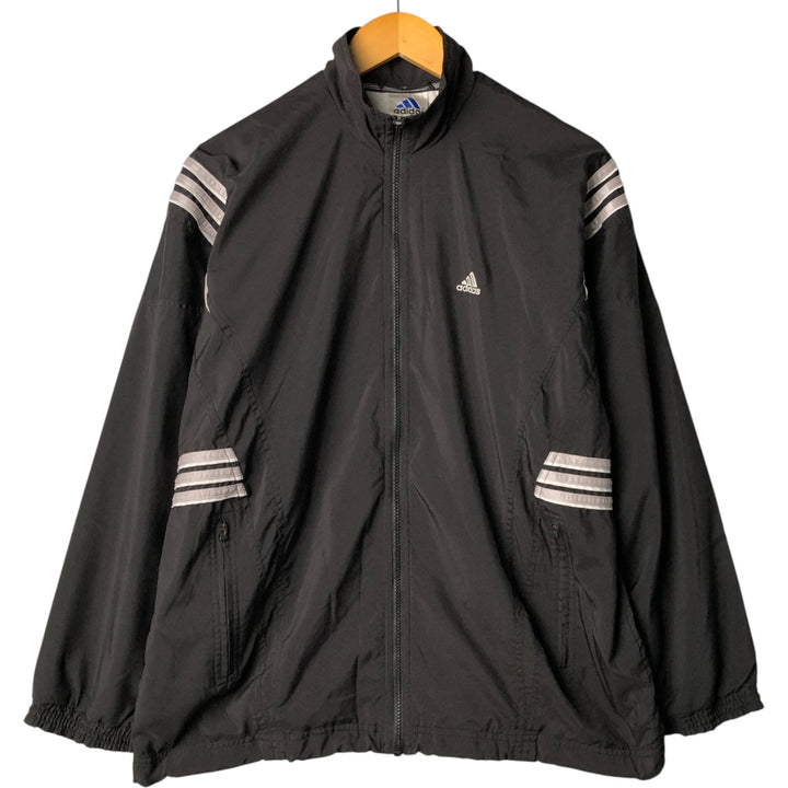 90'S Adidas Windbreaker Men's Size L Vintage polyester black type Vintage Second Hand