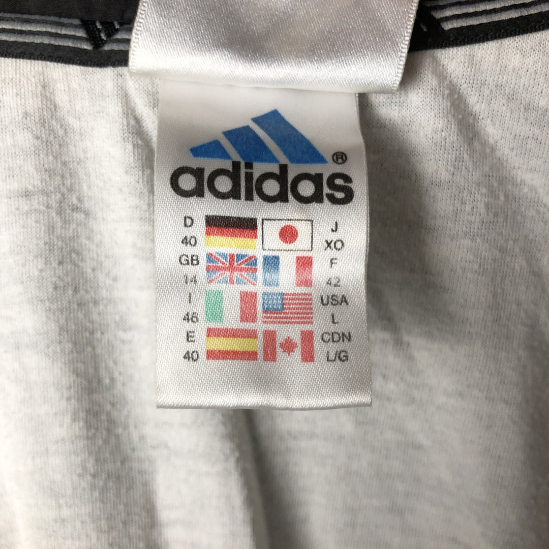 90'S Adidas Windbreaker Men's Size L Vintage polyester black type Vintage Second Hand