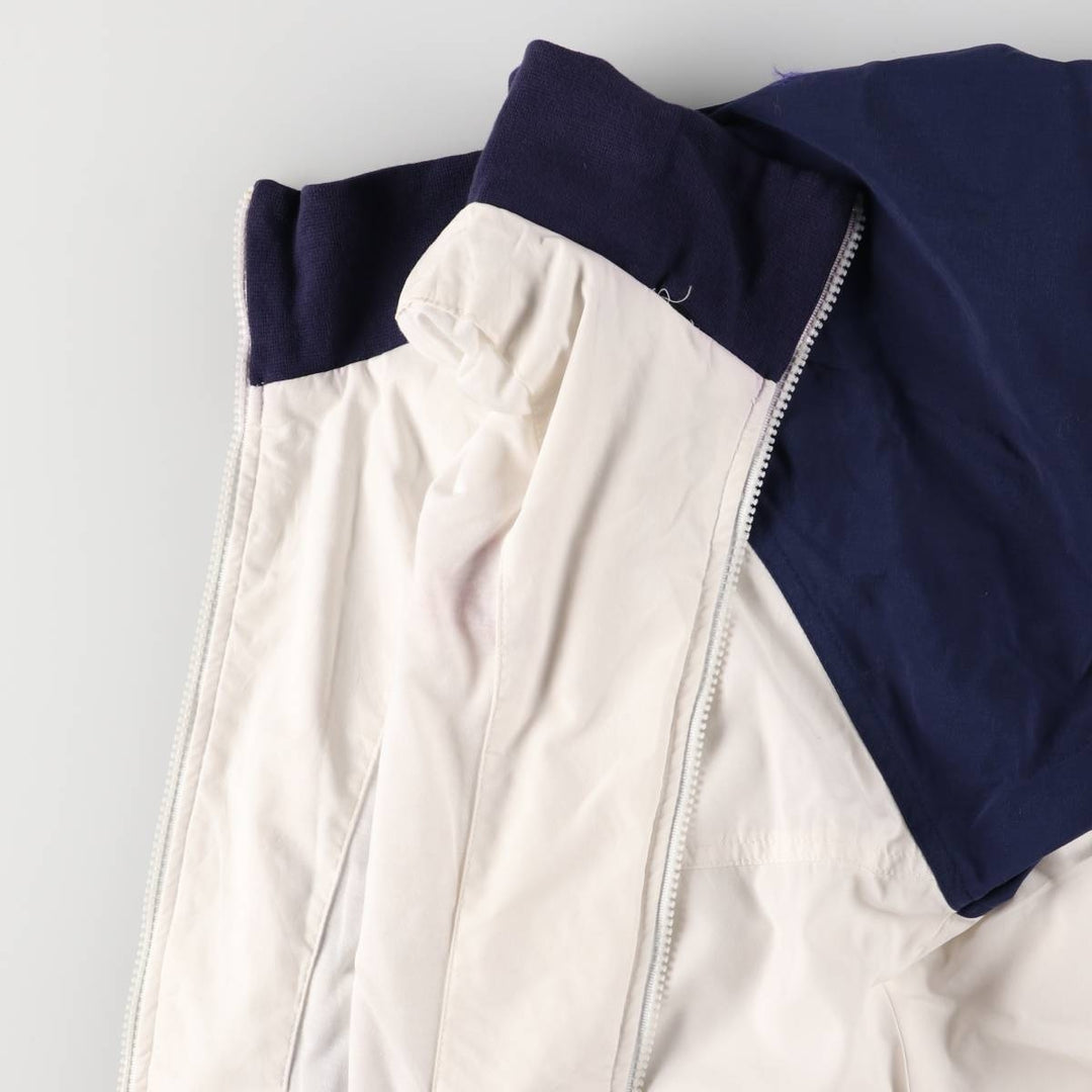 80s~90'S Adidas Back Logo Windbreaker Men's L Size Vintage polyester white type Vintage Second Hand