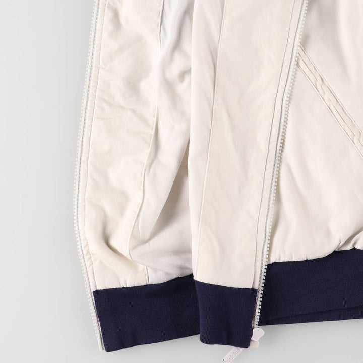 80s~90'S Adidas Back Logo Windbreaker Men's L Size Vintage polyester white type Vintage Second Hand