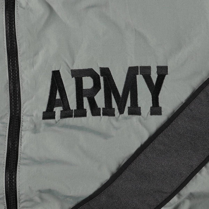 00'S US military genuine SKILCRAFT IPFU training jacket USARMY nylon jacket made in USA men's M size Nylon Khaki type Vintage Second Hand