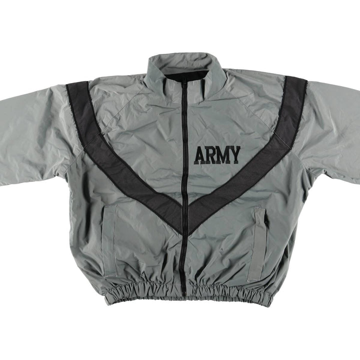 00'S US military genuine IPFU training jacket USARMY nylon jacket made in USA men's M size Nylon Khaki type Vintage Second Hand