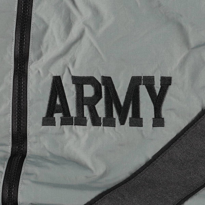00'S US military genuine IPFU training jacket USARMY nylon jacket made in USA men's M size Nylon Khaki type Vintage Second Hand
