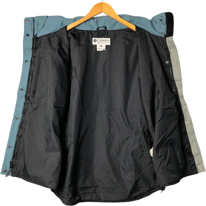 90'S Columbia Mountain Jacket, Shell Jacket, Men's Size L, Vintage Nylon black type Vintage Second Hand