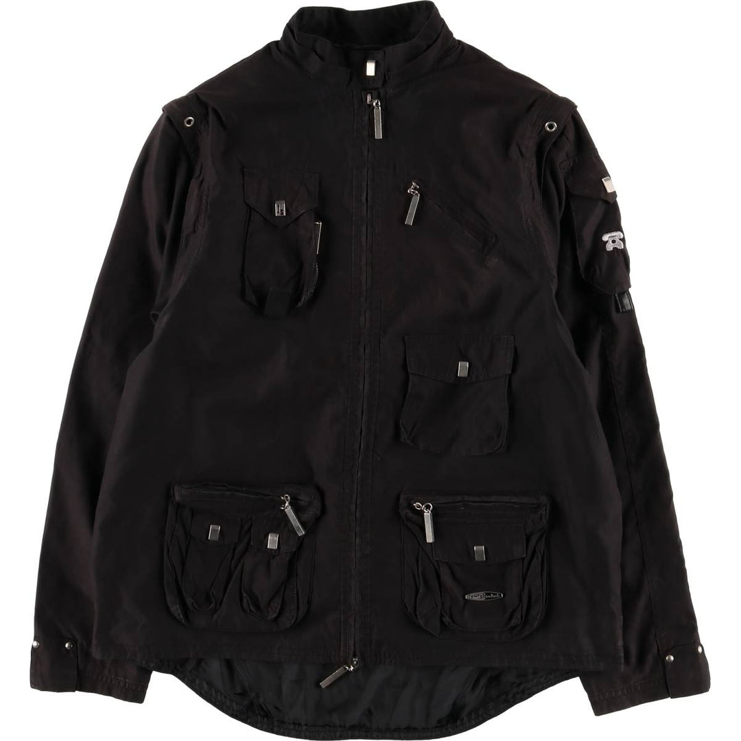 Jamie Sadock 2-Way Windbreaker Tactical Jacket, Women's, Size Medium polyester black type Vintage Second Hand