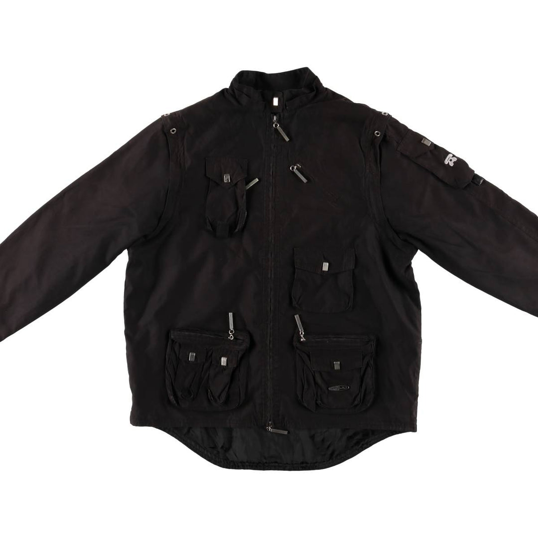 Jamie Sadock 2-Way Windbreaker Tactical Jacket, Women's, Size Medium polyester black type Vintage Second Hand