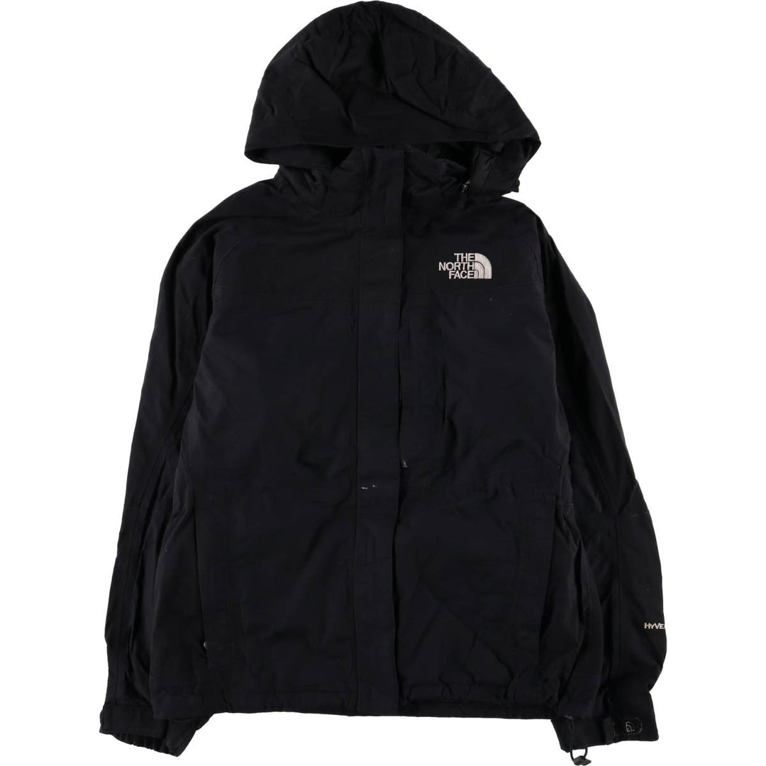 The North Face Mountain Parka Shell Jacket, Women's Size M Nylon black type Vintage Second Hand
