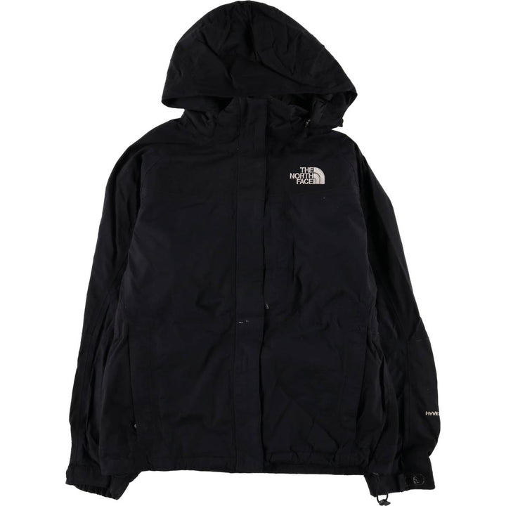 The North Face Mountain Parka Shell Jacket, Women's Size M Nylon black type Vintage Second Hand
