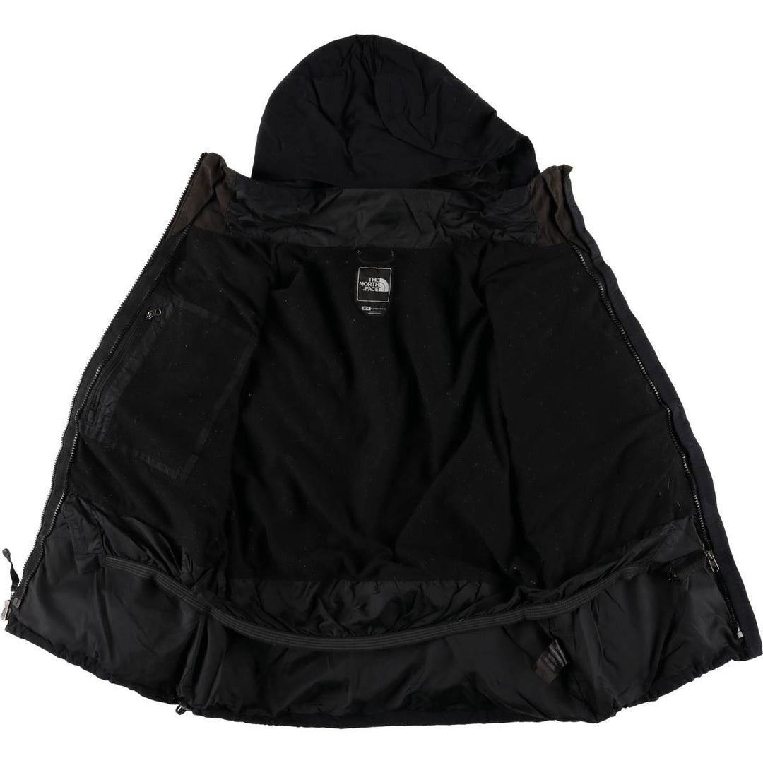 The North Face Mountain Parka Shell Jacket, Women's Size M Nylon black type Vintage Second Hand