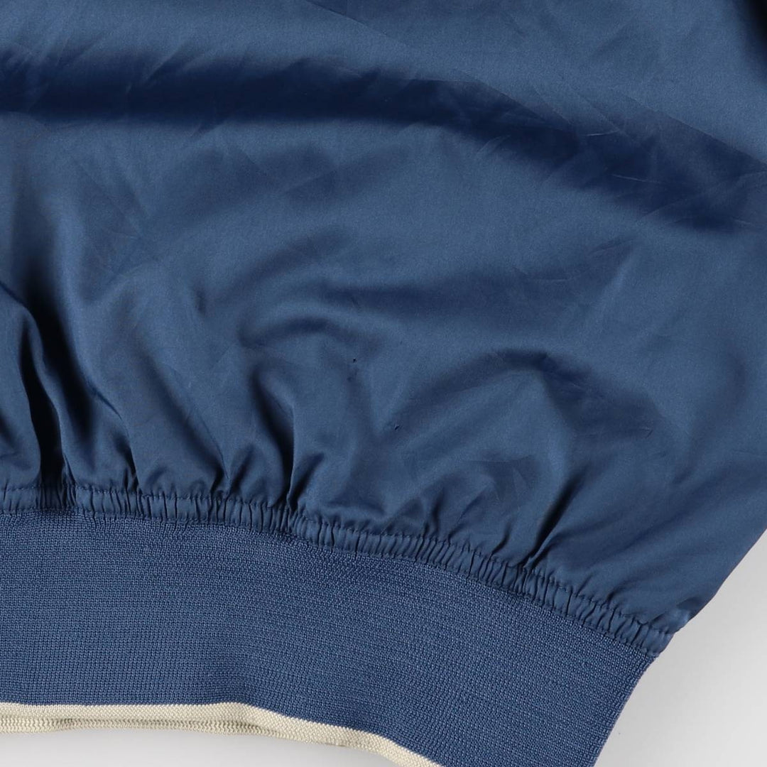 90'S Reebok Golf V-neck warm-up pullover, men's XL size, vintage polyester navy blue type Vintage Second Hand