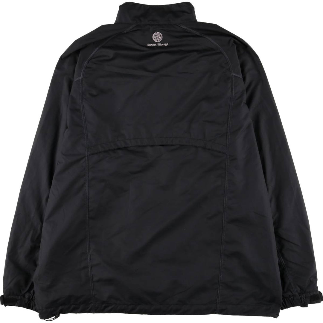 Nike Golf DRI-FIT HP Hewlett Packard Windbreaker Men's XL polyester black type Vintage Second Hand