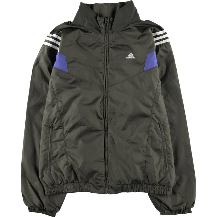 90s~00'S Adidas nylon jacket, men's size M Nylon Khaki type Vintage Second Hand