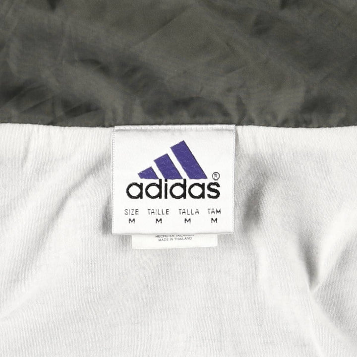 90s~00'S Adidas nylon jacket, men's size M Nylon Khaki type Vintage Second Hand