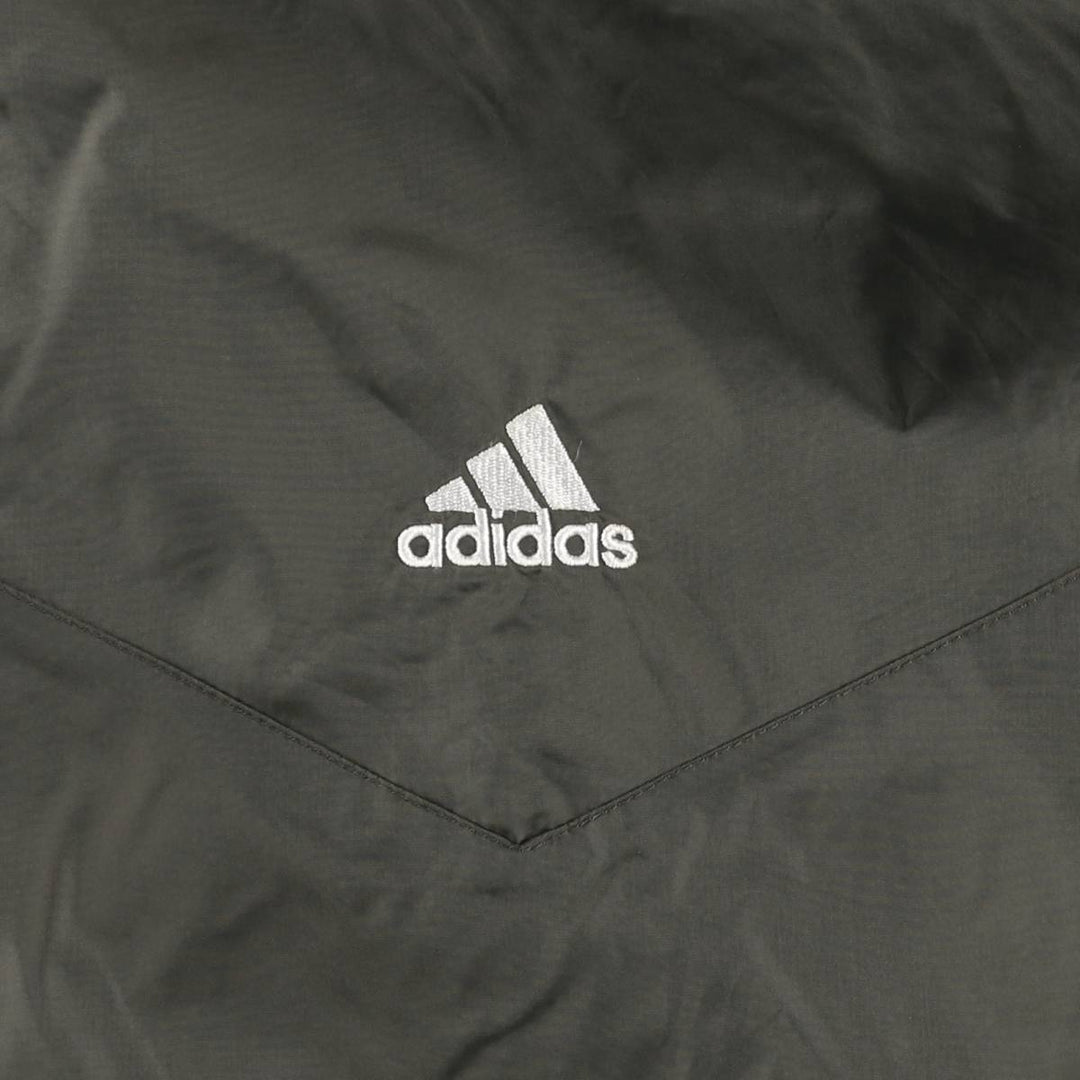 90s~00'S Adidas nylon jacket, men's size M Nylon Khaki type Vintage Second Hand
