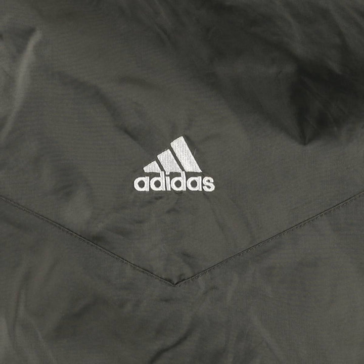 90s~00'S Adidas nylon jacket, men's size M Nylon Khaki type Vintage Second Hand