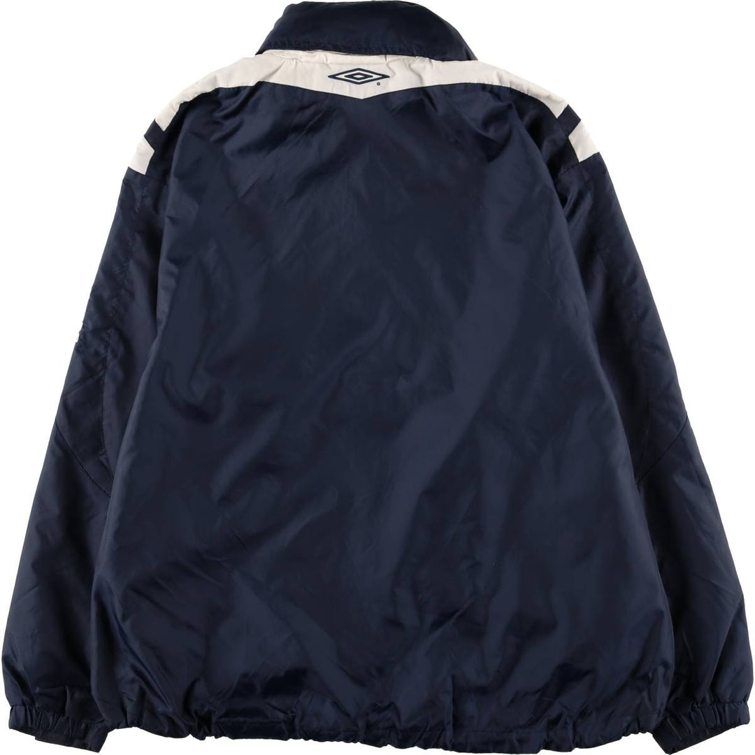 90'S Umbro Nylon Jacket, Men's Size L, Vintage Nylon navy blue type Vintage Second Hand