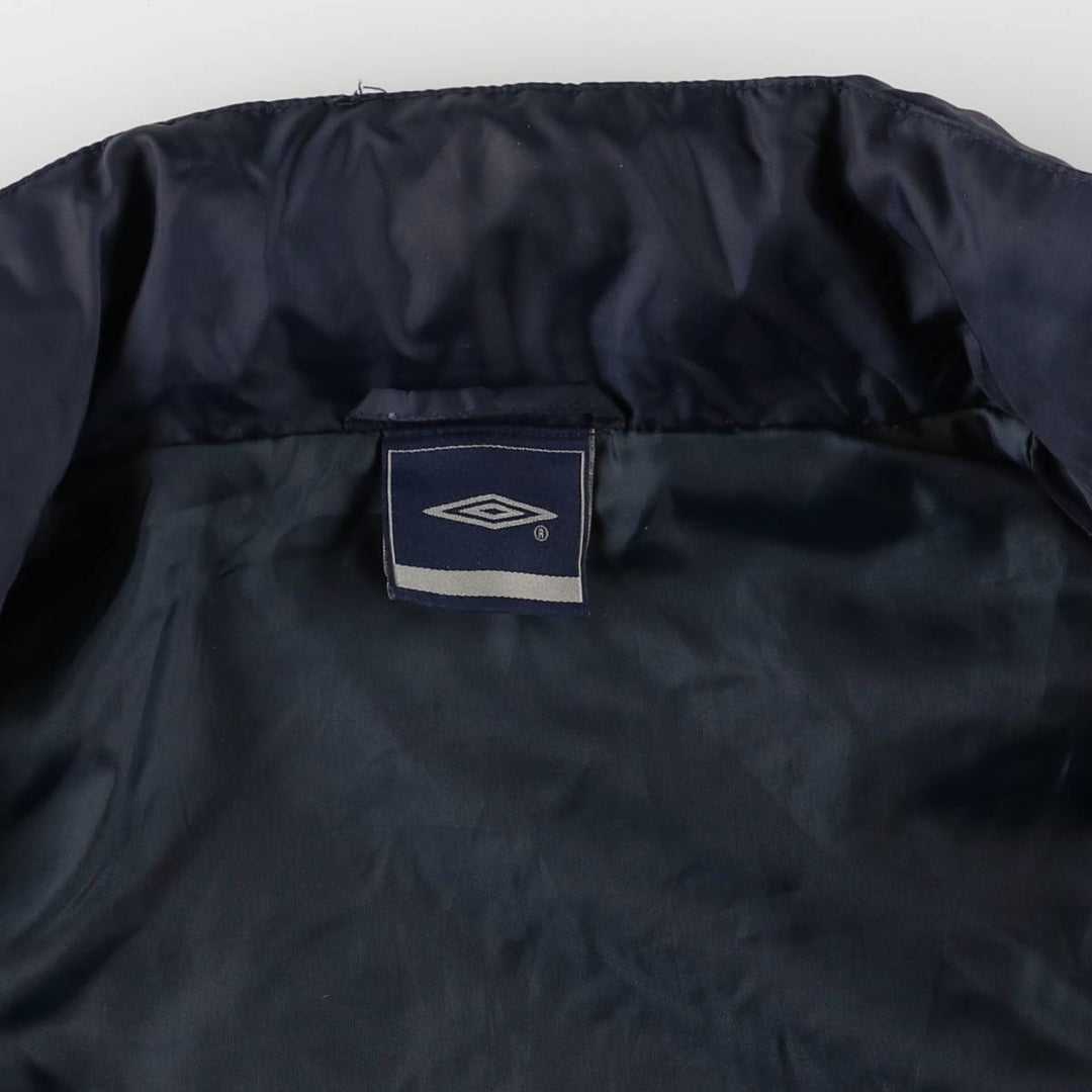90'S Umbro Nylon Jacket, Men's Size L, Vintage Nylon navy blue type Vintage Second Hand