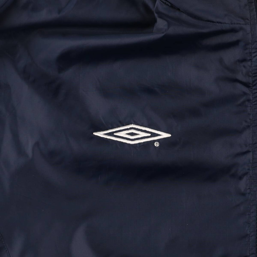 90'S Umbro Nylon Jacket, Men's Size L, Vintage Nylon navy blue type Vintage Second Hand