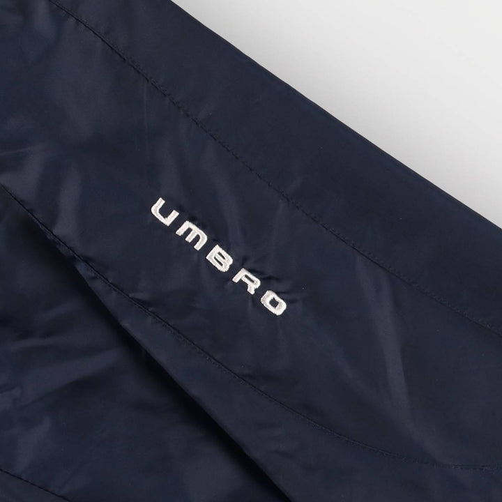 90'S Umbro Nylon Jacket, Men's Size L, Vintage Nylon navy blue type Vintage Second Hand