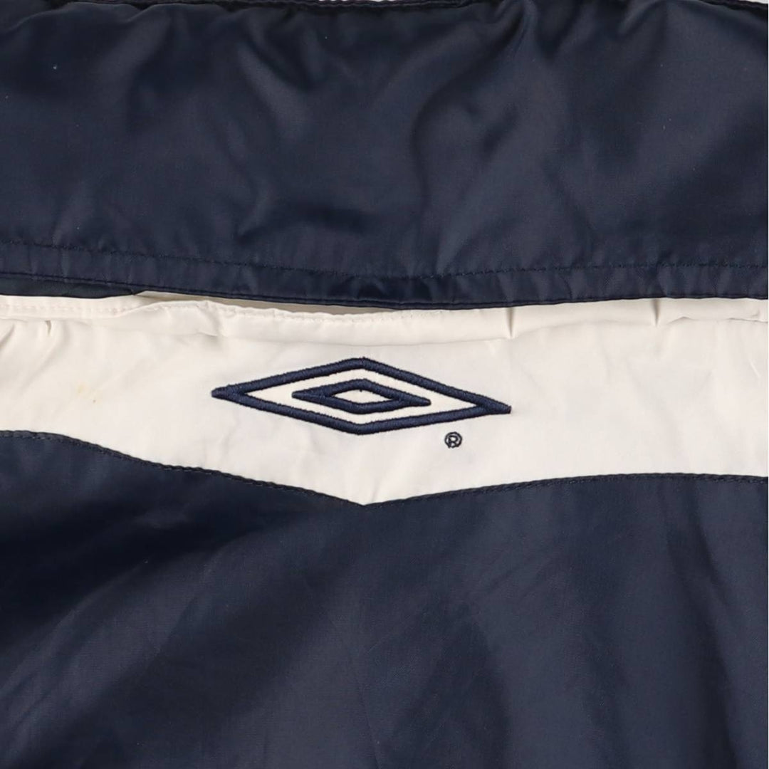 90'S Umbro Nylon Jacket, Men's Size L, Vintage Nylon navy blue type Vintage Second Hand
