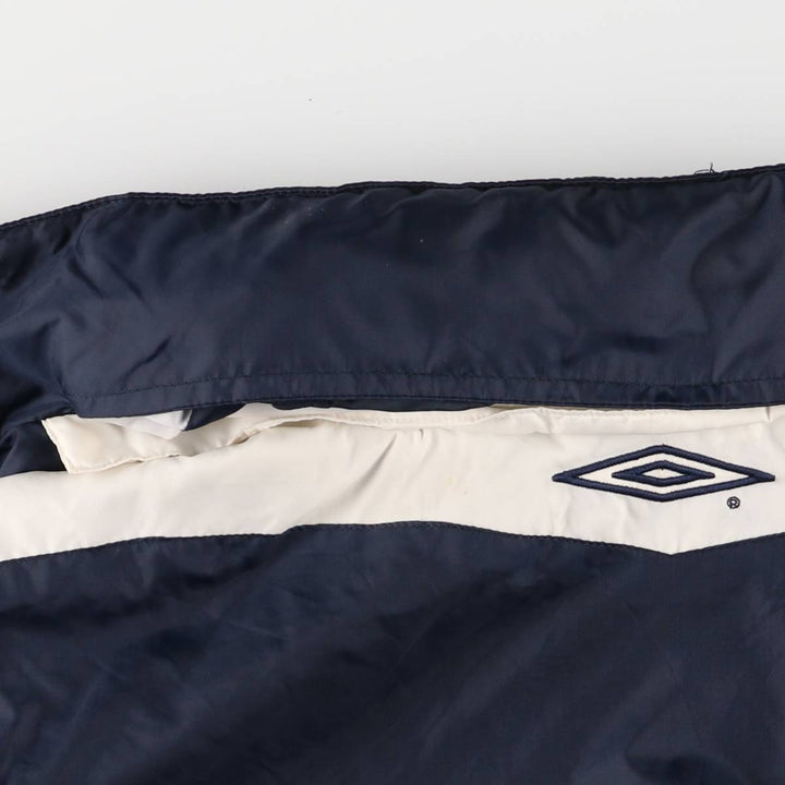 90'S Umbro Nylon Jacket, Men's Size L, Vintage Nylon navy blue type Vintage Second Hand