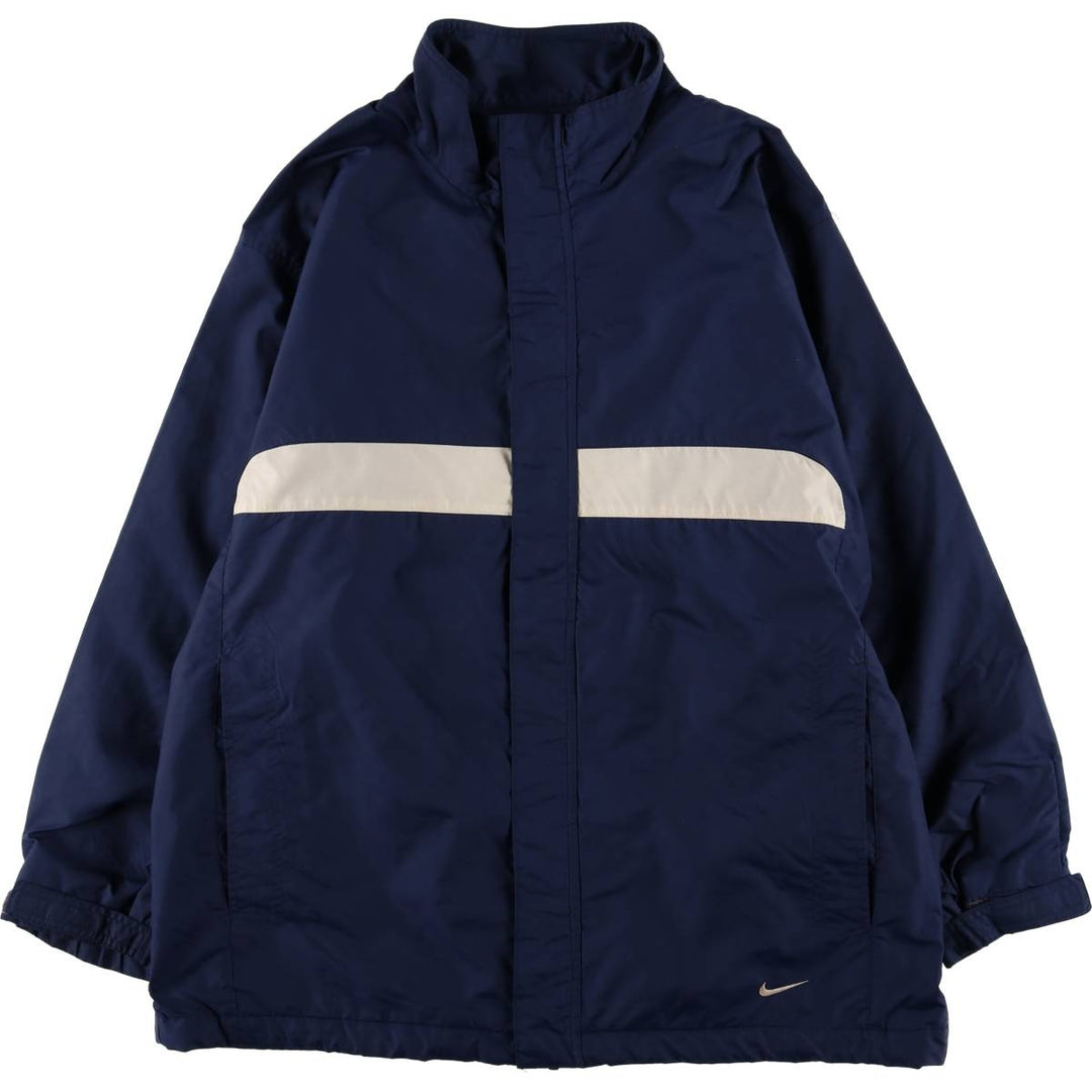 00'S Nike Nylon Jacket Men's M size Nylon navy blue type Vintage Second Hand