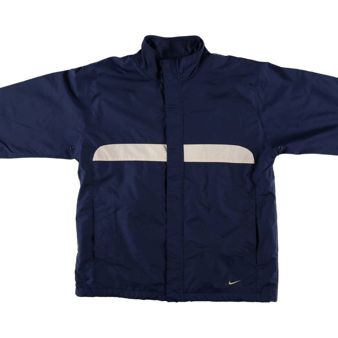 00'S Nike Nylon Jacket Men's M size Nylon navy blue type Vintage Second Hand