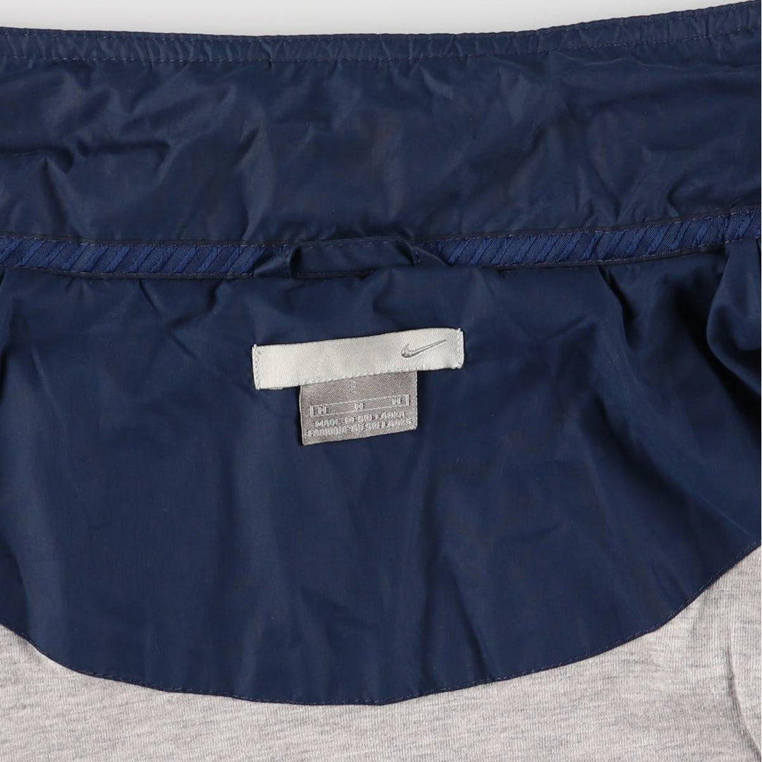 00'S Nike Windbreaker Men's M size polyester navy blue type Vintage Second Hand