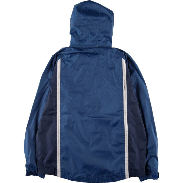 2000'S Nike Hooded Windbreaker, Men's Size Medium polyester blue type Vintage Second Hand