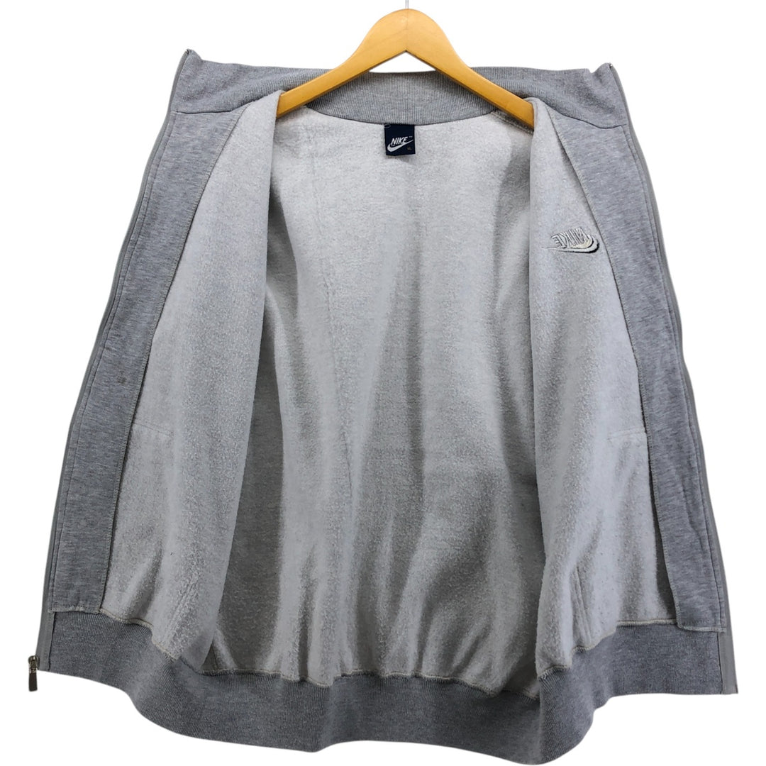 80'S Nike Navy Tag High Neck Sweat Vest Men's XL Size Vintage unclear gray type Vintage Second Hand
