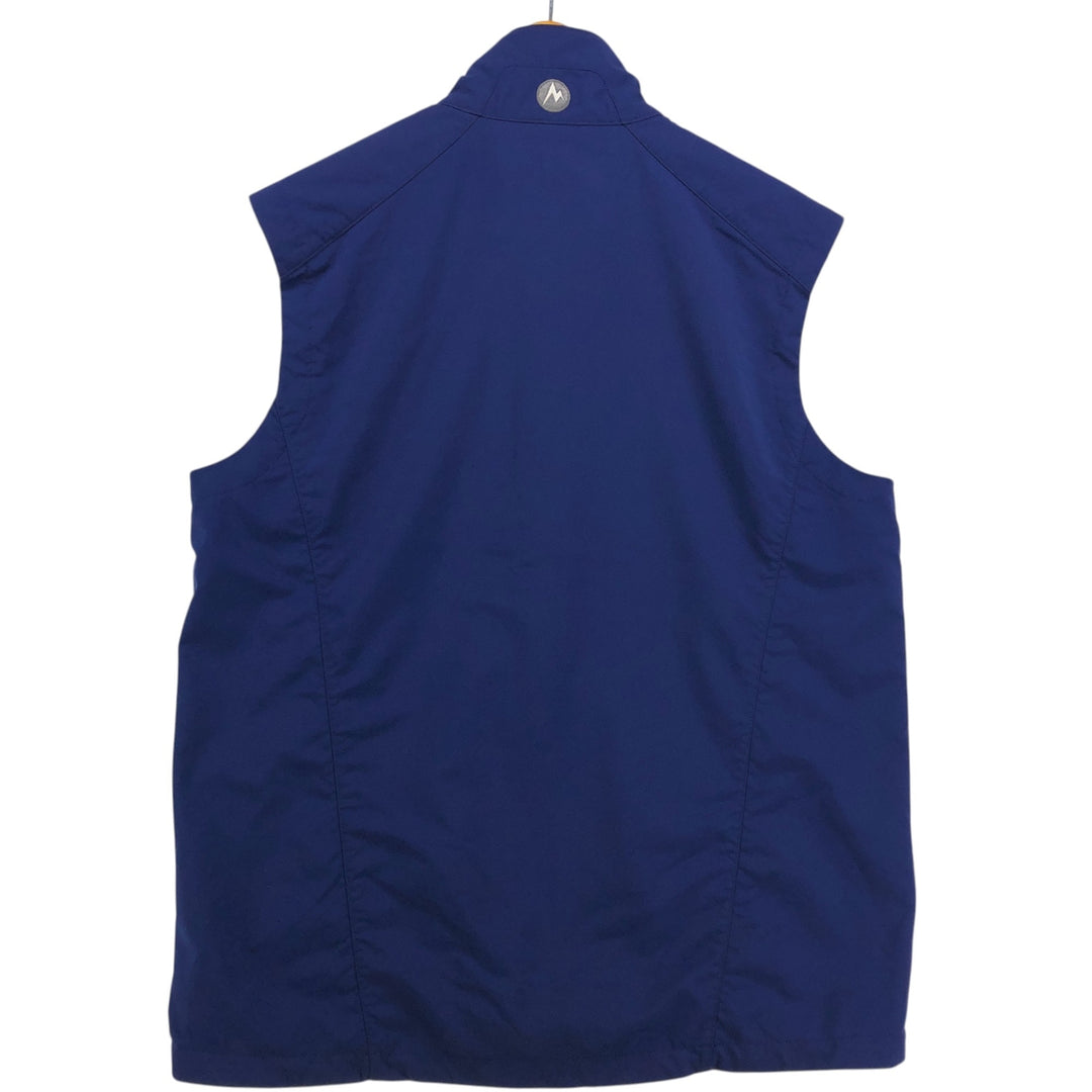 Marmot Softshell Vest, Men's Size L polyester blue type Vintage Second Hand