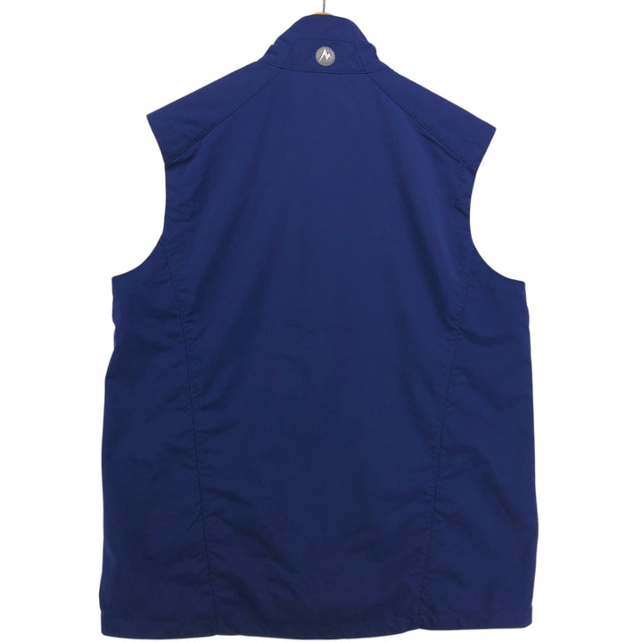 Marmot Softshell Vest, Men's Size L polyester blue type Vintage Second Hand