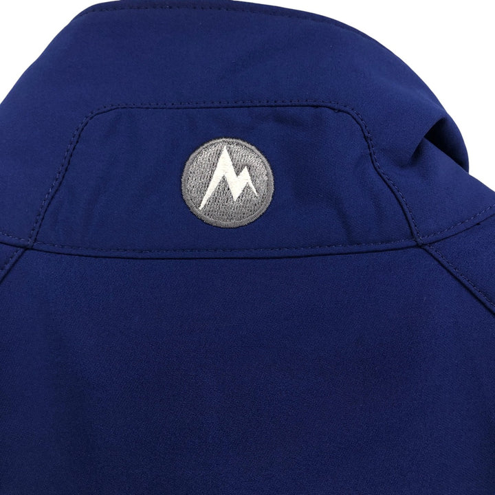 Marmot Softshell Vest, Men's Size L polyester blue type Vintage Second Hand