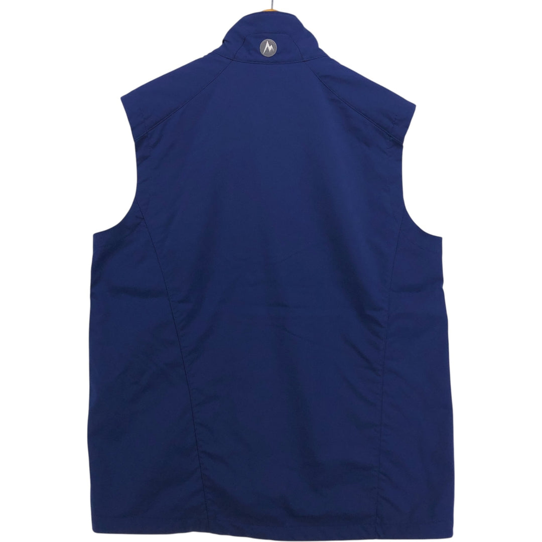 Marmot Softshell Vest, Men's Size L polyester blue type Vintage Second Hand