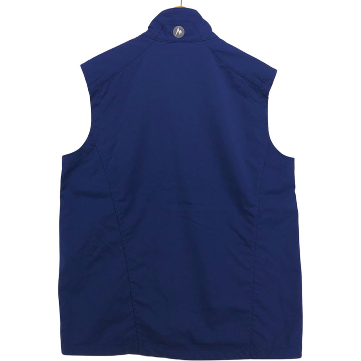 Marmot Softshell Vest, Men's Size L polyester blue type Vintage Second Hand