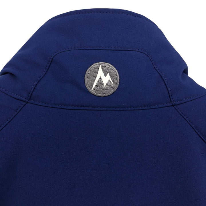 Marmot Softshell Vest, Men's Size L polyester blue type Vintage Second Hand
