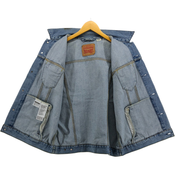 Levi's Cut-off Denim Vest, Men's Size L cotton blue type Vintage Second Hand
