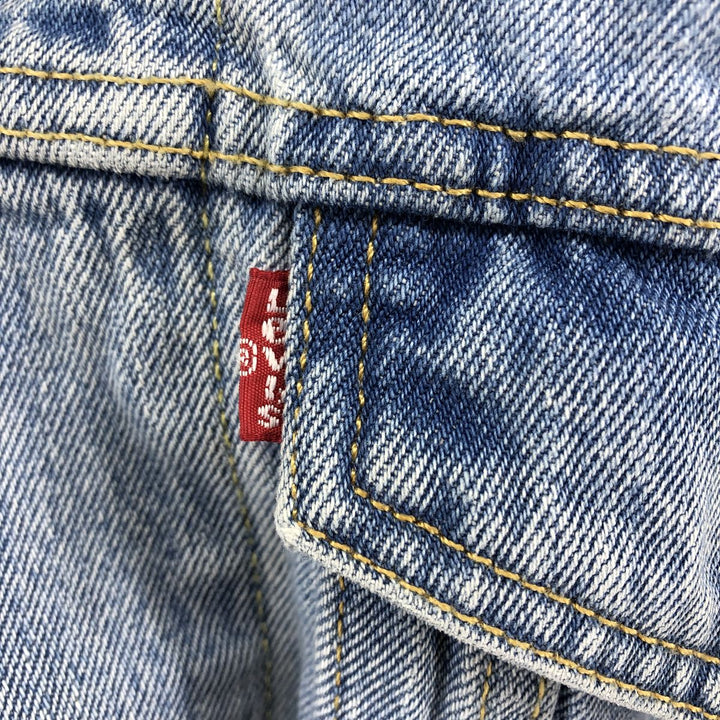 Levi's Cut-off Denim Vest, Men's Size L cotton blue type Vintage Second Hand