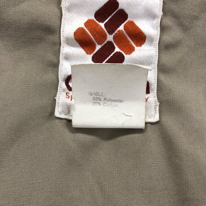 Vintage 1970'S Columbia Yellowstone Tag Fishing Vest, Men's Size Medium polyester Beige type Vintage Second Hand