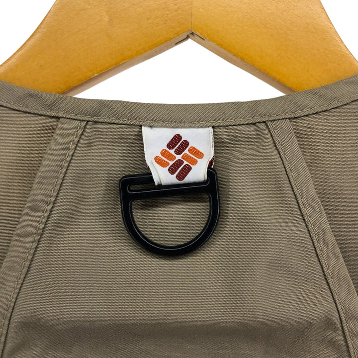 Vintage 1970'S Columbia Yellowstone Tag Fishing Vest, Men's Size Medium polyester Beige type Vintage Second Hand