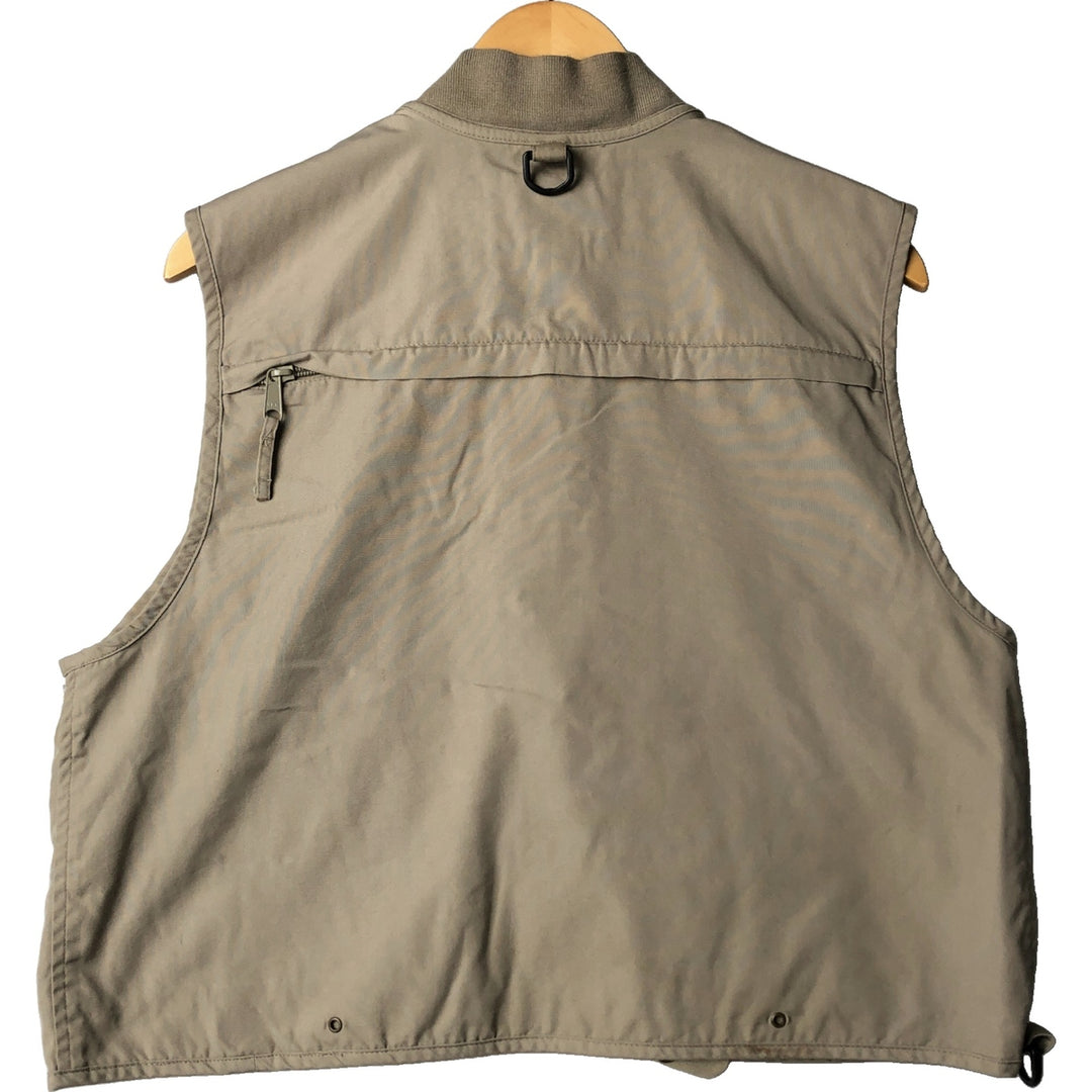 Cabelas Fishing Vest, Men's S Size polyester Beige type Vintage Second Hand