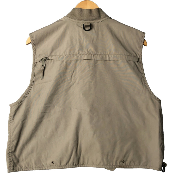 Cabelas Fishing Vest, Men's S Size polyester Beige type Vintage Second Hand