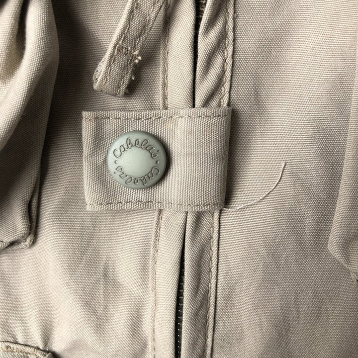Cabelas Fishing Vest, Men's S Size polyester Beige type Vintage Second Hand