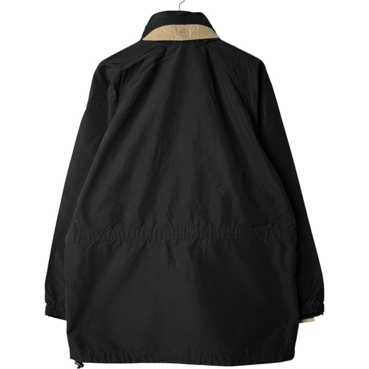 90s-00'S Timberland WEATHERGEAR windbreaker, men's size M cotton black type Vintage Second Hand