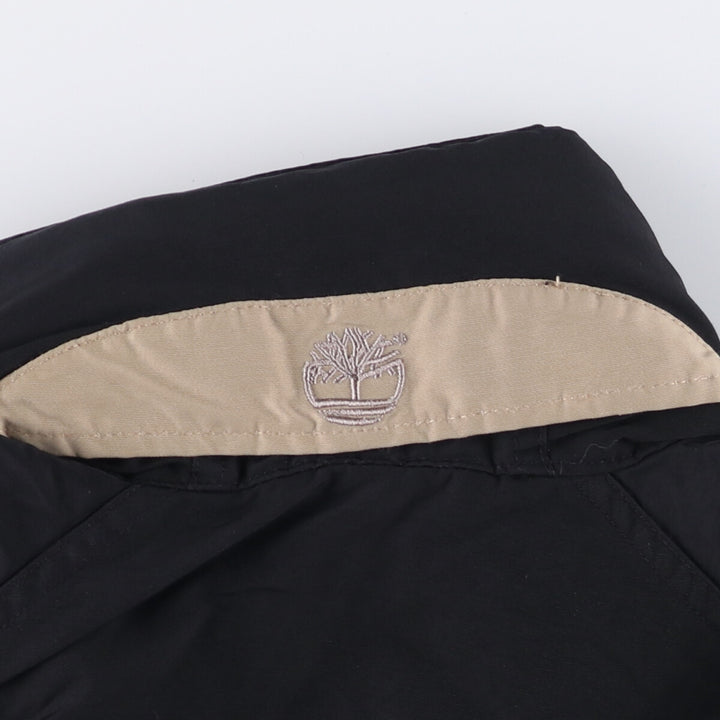 90s-00'S Timberland WEATHERGEAR windbreaker, men's size M cotton black type Vintage Second Hand